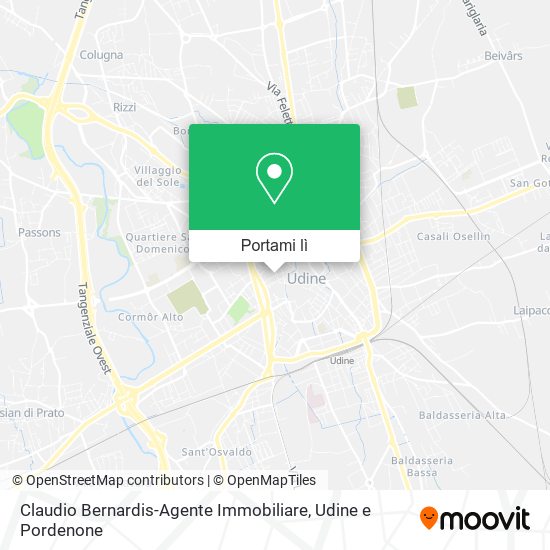 Mappa Claudio Bernardis-Agente Immobiliare