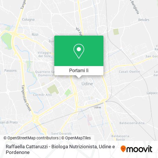 Mappa Raffaella Cattaruzzi - Biologa Nutrizionista