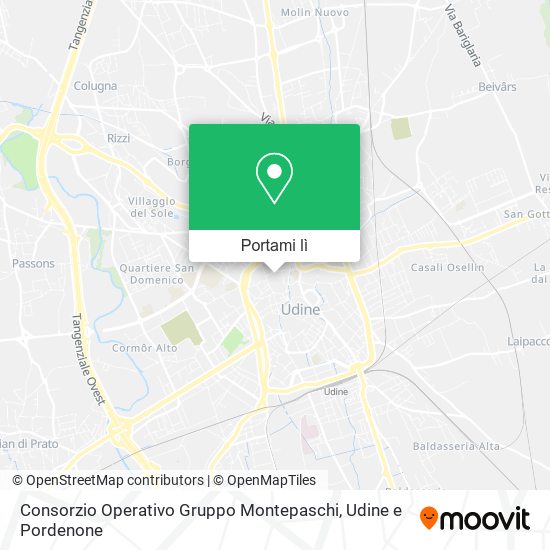 Mappa Consorzio Operativo Gruppo Montepaschi