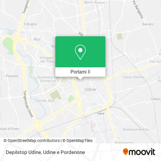 Mappa Depilstop Udine