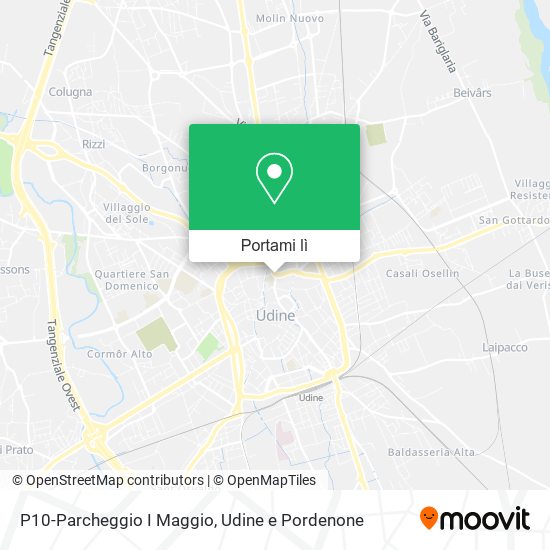 Mappa P10-Parcheggio I Maggio