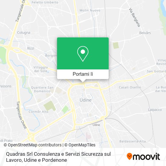 Mappa Quadras Srl Consulenza e Servizi Sicurezza sul Lavoro