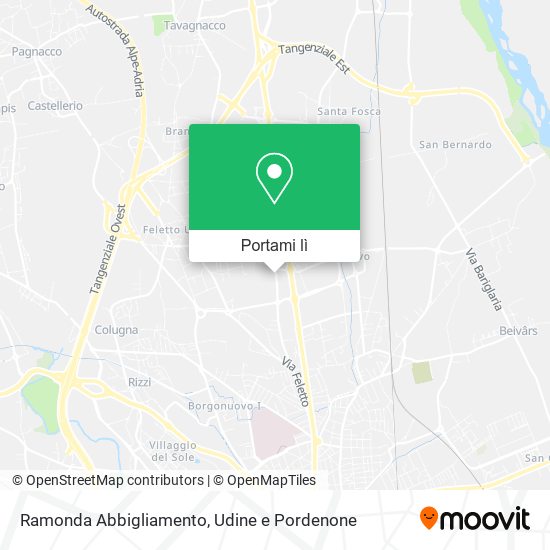 Mappa Ramonda Abbigliamento