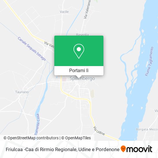 Mappa Friulcaa -Caa di Rirmio Regionale