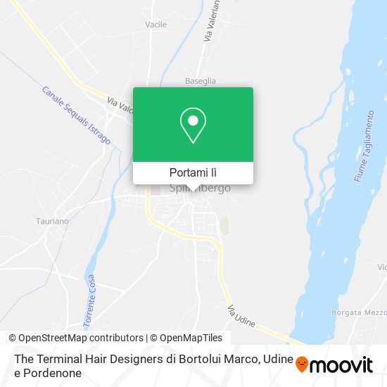 Mappa The Terminal Hair Designers di Bortolui Marco