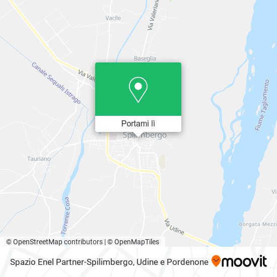 Mappa Spazio Enel Partner-Spilimbergo