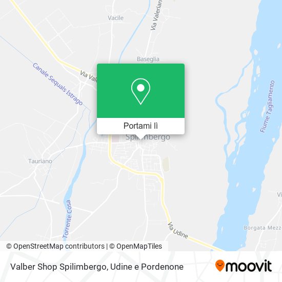 Mappa Valber Shop Spilimbergo