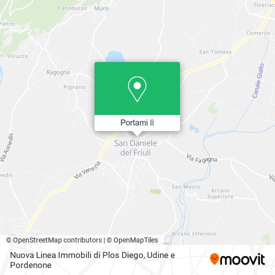 Mappa Nuova Linea Immobili di Plos Diego