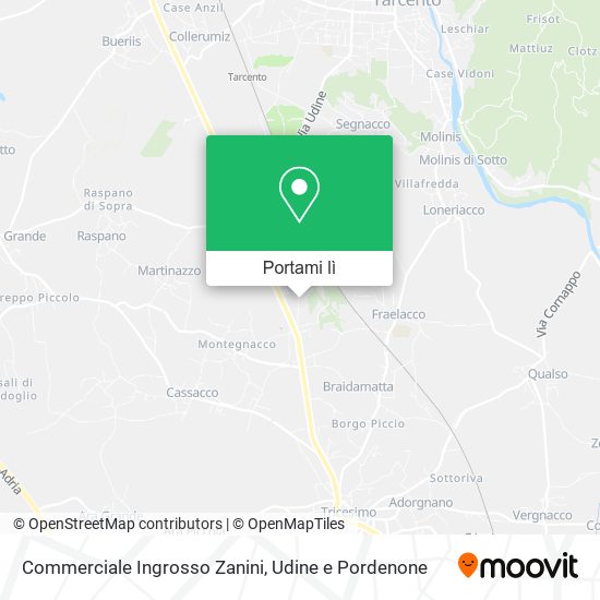 Mappa Commerciale Ingrosso Zanini