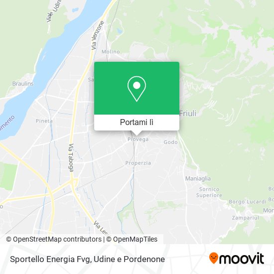 Mappa Sportello Energia Fvg
