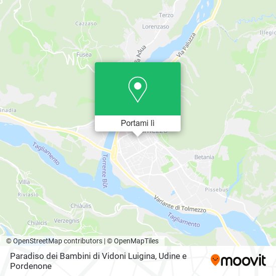Mappa Paradiso dei Bambini di Vidoni Luigina