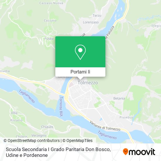 Mappa Scuola Secondaria I Grado Paritaria Don Bosco