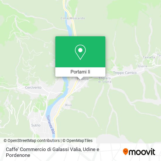 Mappa Caffe' Commercio di Galassi Valia