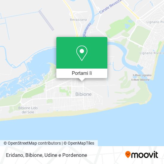 Mappa Eridano, Bibione