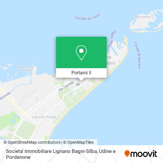 Mappa Societa' Immobiliare Lignano Bagni-Silba