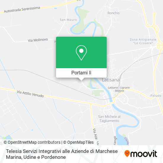 Mappa Telesia Servizi Integrativi alle Aziende di Marchese Marina