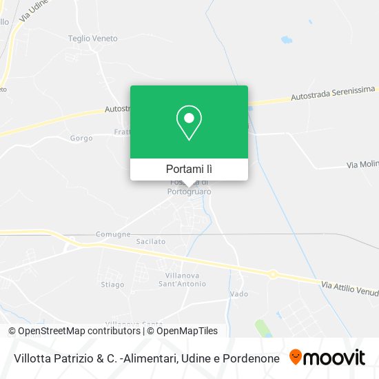 Mappa Villotta Patrizio & C. -Alimentari