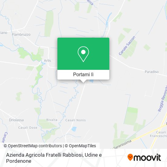 Mappa Azienda Agricola Fratelli Rabbiosi