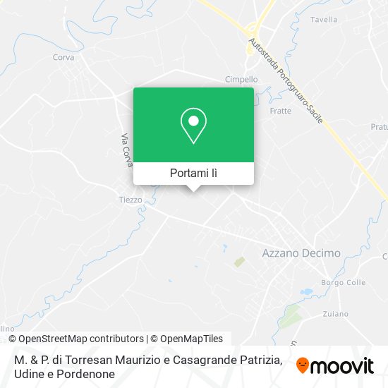 Mappa M. & P. di Torresan Maurizio e Casagrande Patrizia