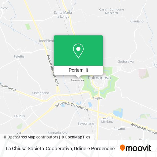 Mappa La Chiusa Societa' Cooperativa