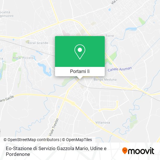 Mappa Eo-Stazione di Servizio Gazzola Mario