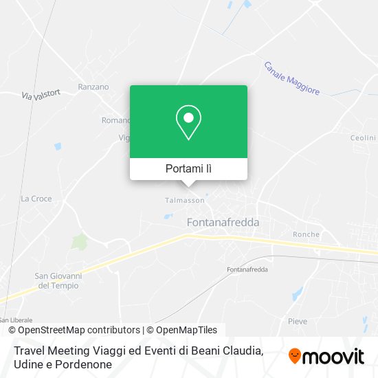 Mappa Travel Meeting Viaggi ed Eventi di Beani Claudia