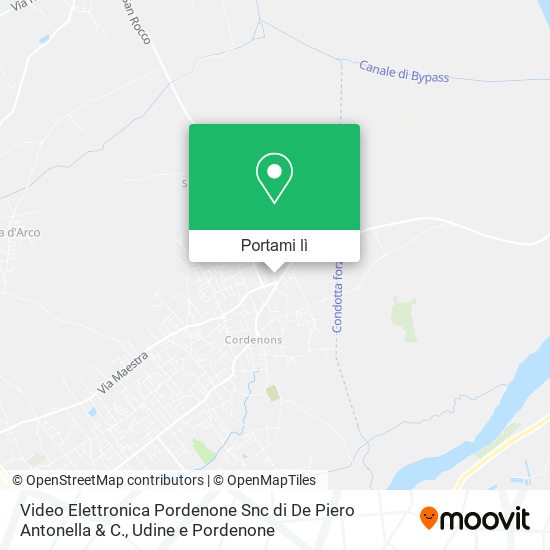 Mappa Video Elettronica Pordenone Snc di De Piero Antonella & C.