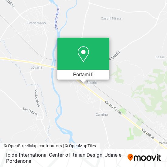 Mappa Icide-International Center of Italian Design