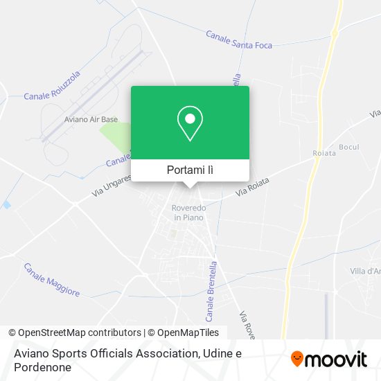 Mappa Aviano Sports Officials Association