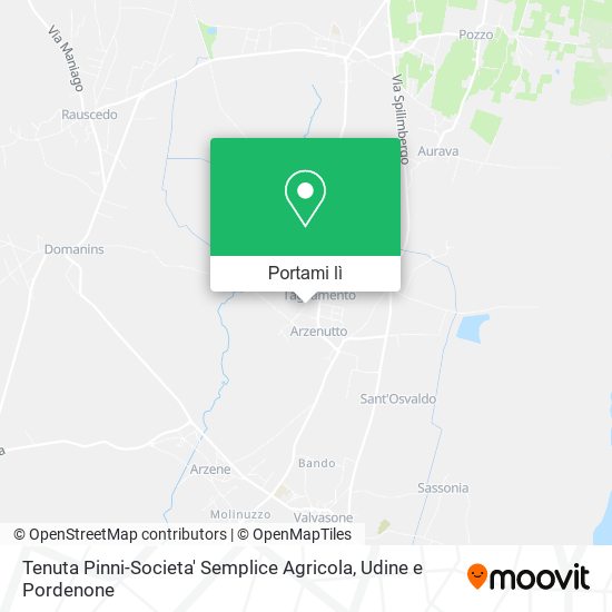 Mappa Tenuta Pinni-Societa' Semplice Agricola