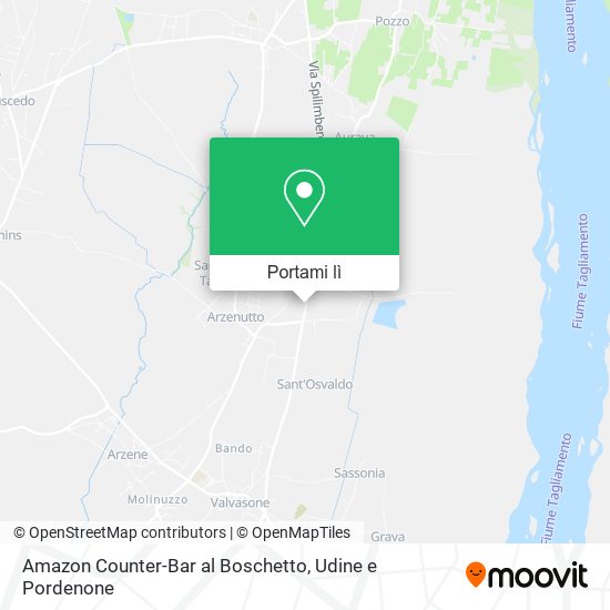 Mappa Amazon Counter-Bar al Boschetto