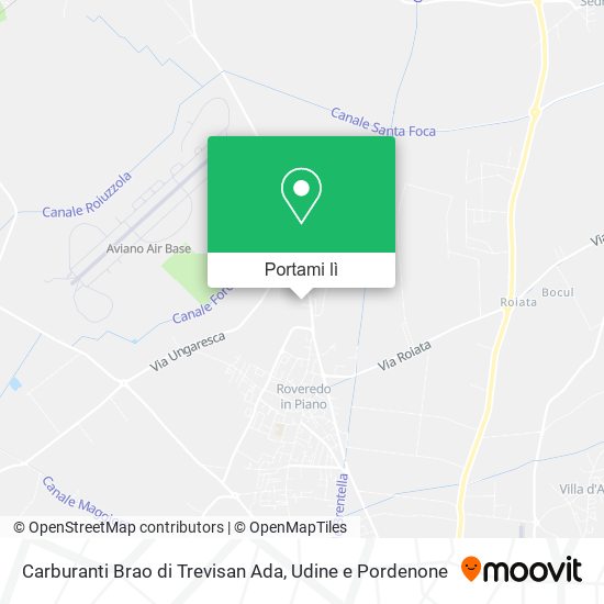 Mappa Carburanti Brao di Trevisan Ada