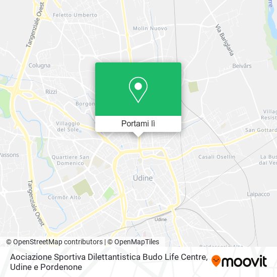 Mappa Aociazione Sportiva Dilettantistica Budo Life Centre