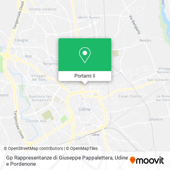 Mappa Gp Rappresentanze di Giuseppe Pappalettera