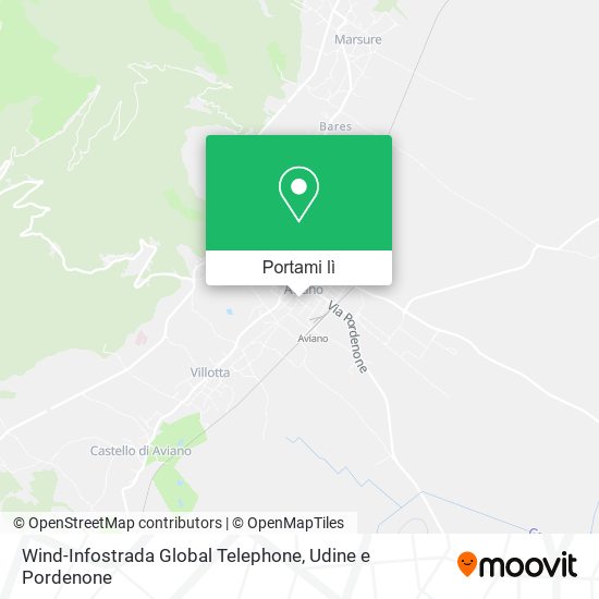 Mappa Wind-Infostrada Global Telephone