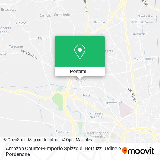 Mappa Amazon Counter-Emporio Spizzo di Bettuzzi