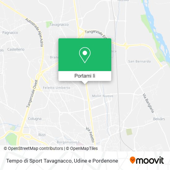 Mappa Tempo di Sport Tavagnacco