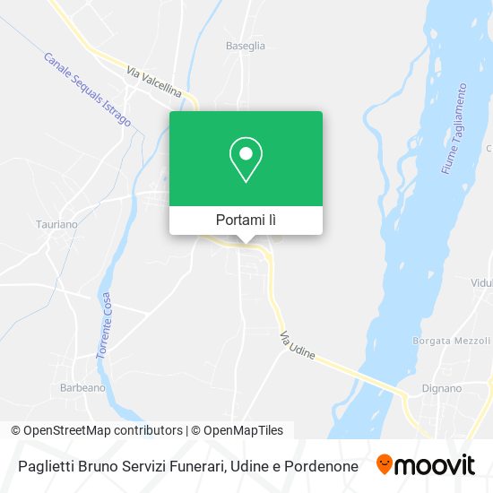 Mappa Paglietti Bruno Servizi Funerari