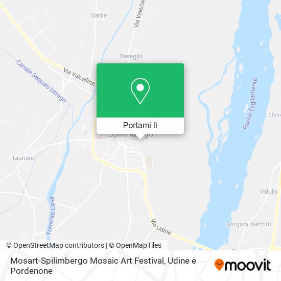 Mappa Mosart-Spilimbergo Mosaic Art Festival