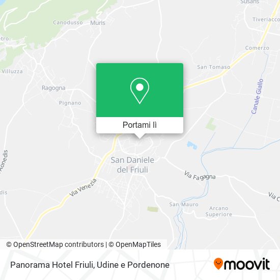 Mappa Panorama Hotel Friuli