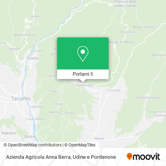 Mappa Azienda Agricola Anna Berra