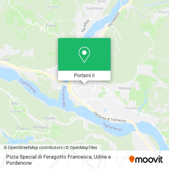 Mappa Pizza Special di Feragotto Francesca