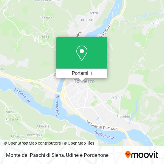 Mappa Monte dei Paschi di Siena