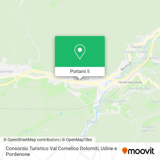 Mappa Consorzio Turistico Val Comelico Dolomiti