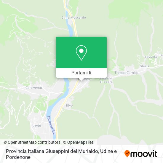 Mappa Provincia Italiana Giuseppini del Murialdo
