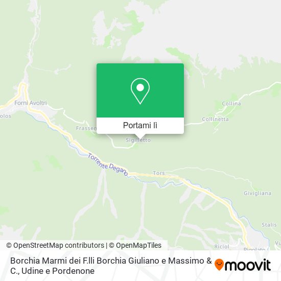 Mappa Borchia Marmi dei F.lli Borchia Giuliano e Massimo & C.