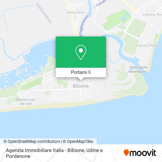 Mappa Agenzia Immobiliare Italia - Bibione