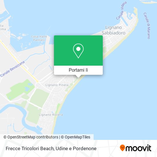 Mappa Frecce Tricolori Beach