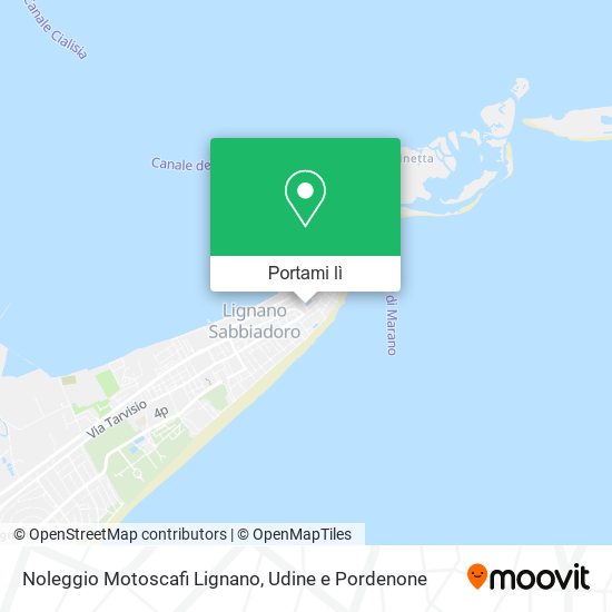 Mappa Noleggio Motoscafi Lignano