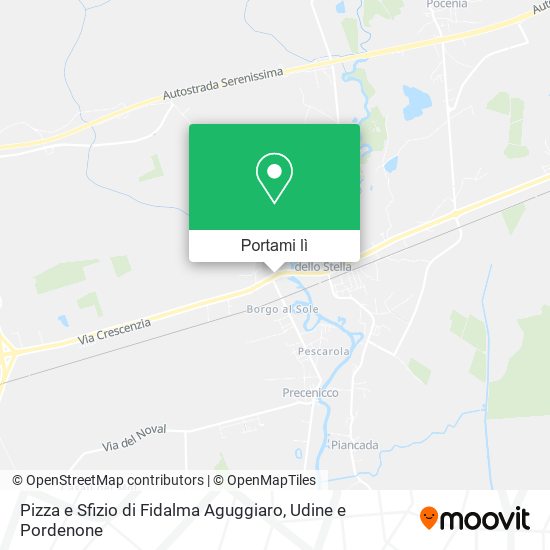 Mappa Pizza e Sfizio di Fidalma Aguggiaro